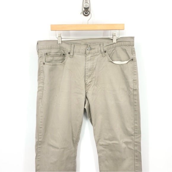 Levis Jeans Mens Size 36 x 29 Khaki Brown Denim Pants 541 Athletic Fit Stretch - Picture 2 of 8
